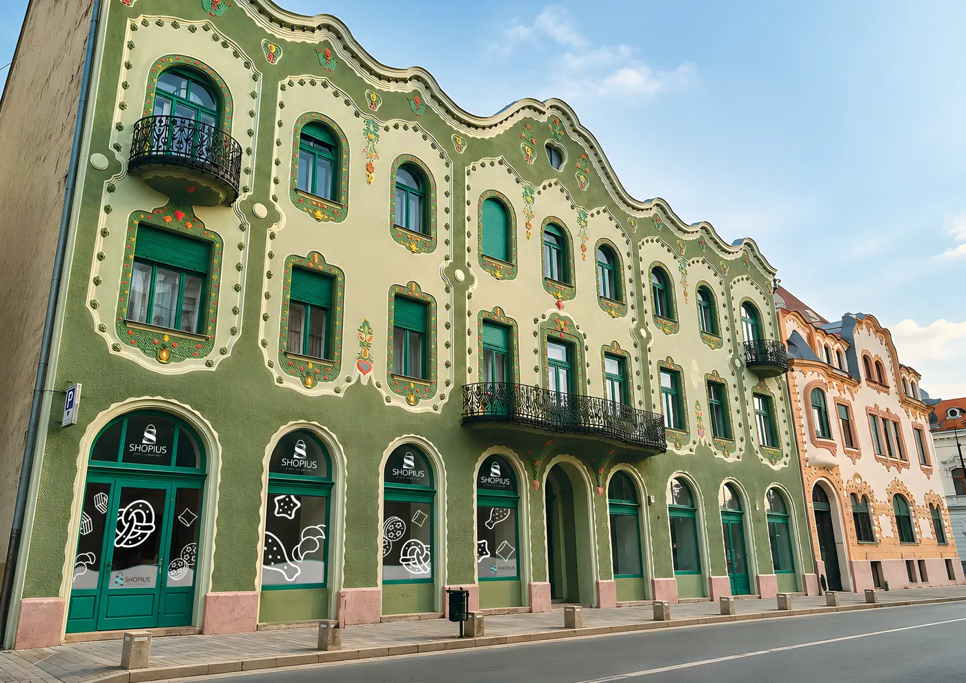 Magazinul Shopius din Oradea, strada Patrioților 4